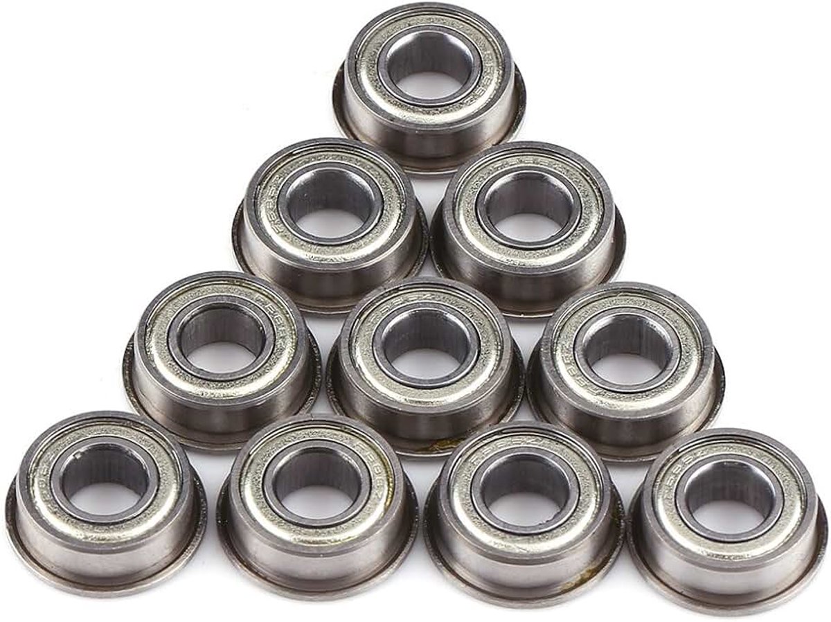 Lagers Met Flens F686ZZ Mini Dubbel Gepantserde Flenskogellagers In Metalen Staal 6 * 13 * 5 Mm Miniatuur Flenslager 10 Stuks