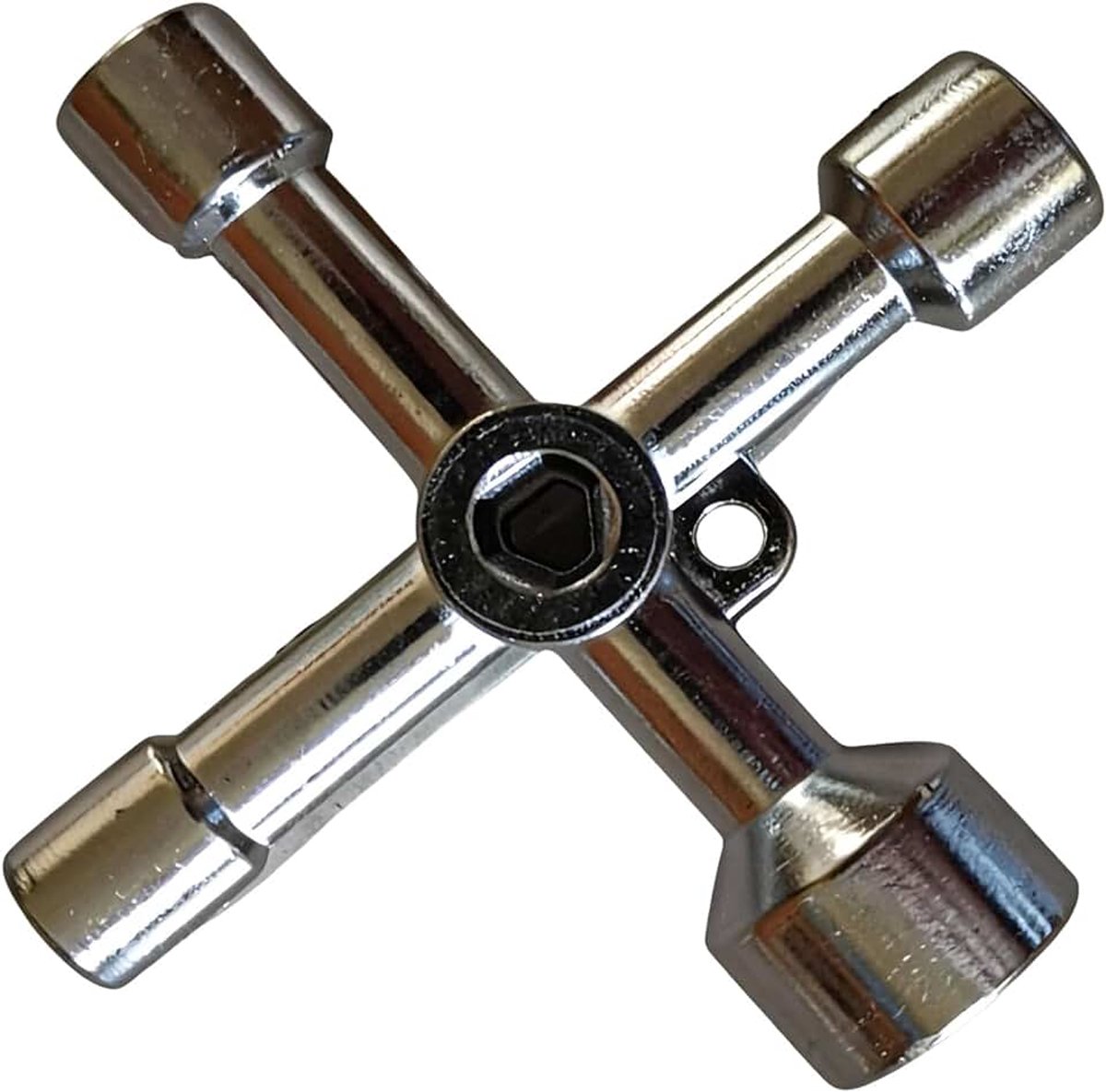 Sleutel, vuilnisbak, multifunctionele universele sleutel, tellerkastsleutel, driehoekige sleutel, vierkante sleutel, 5-in-1 universele sleutel, schakelkastsleutel