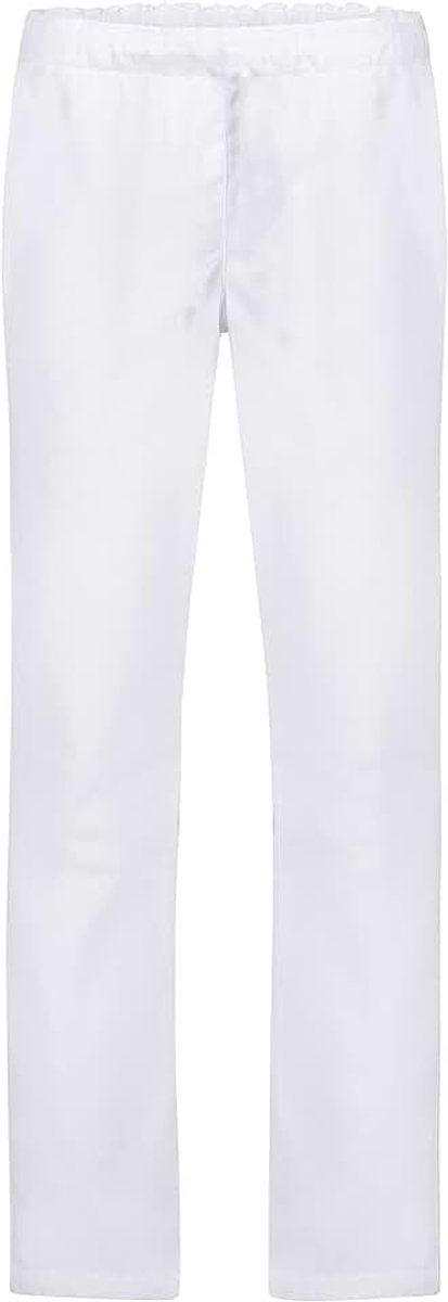 Batista Medische slipbroek, uniseks, werkbroek voor dames en heren, met elastische tailleband, achterzak, ziekenhuis, uniformbroek, gemiddelde taille en elastische tailleband