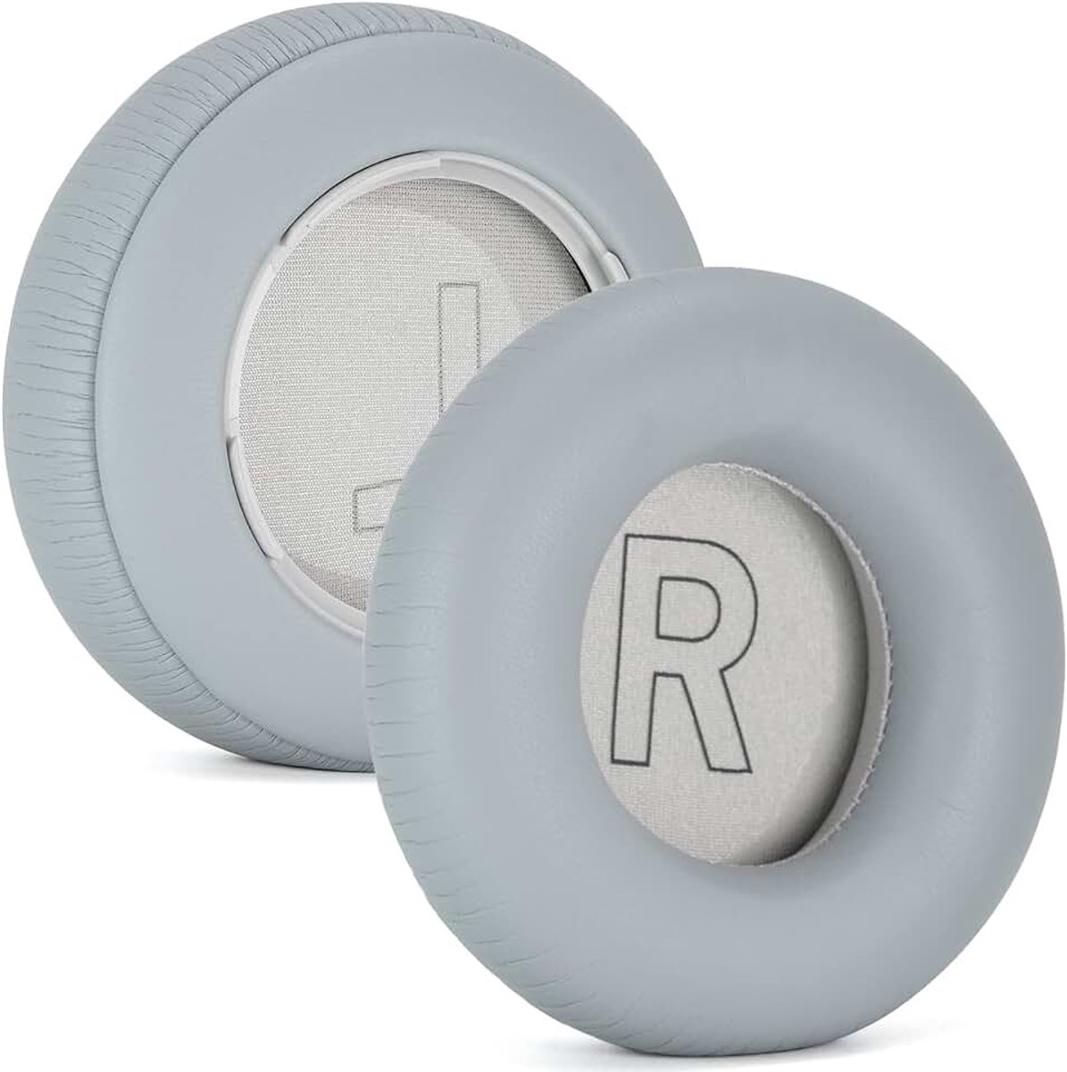 Oorkussens voor Bang & Olufsen Beoplay H9 3e generatie hoofdtelefoon oorkussens, headset oorkussens, oorschelpen reparatie onderdelen (eiwit en grijs)