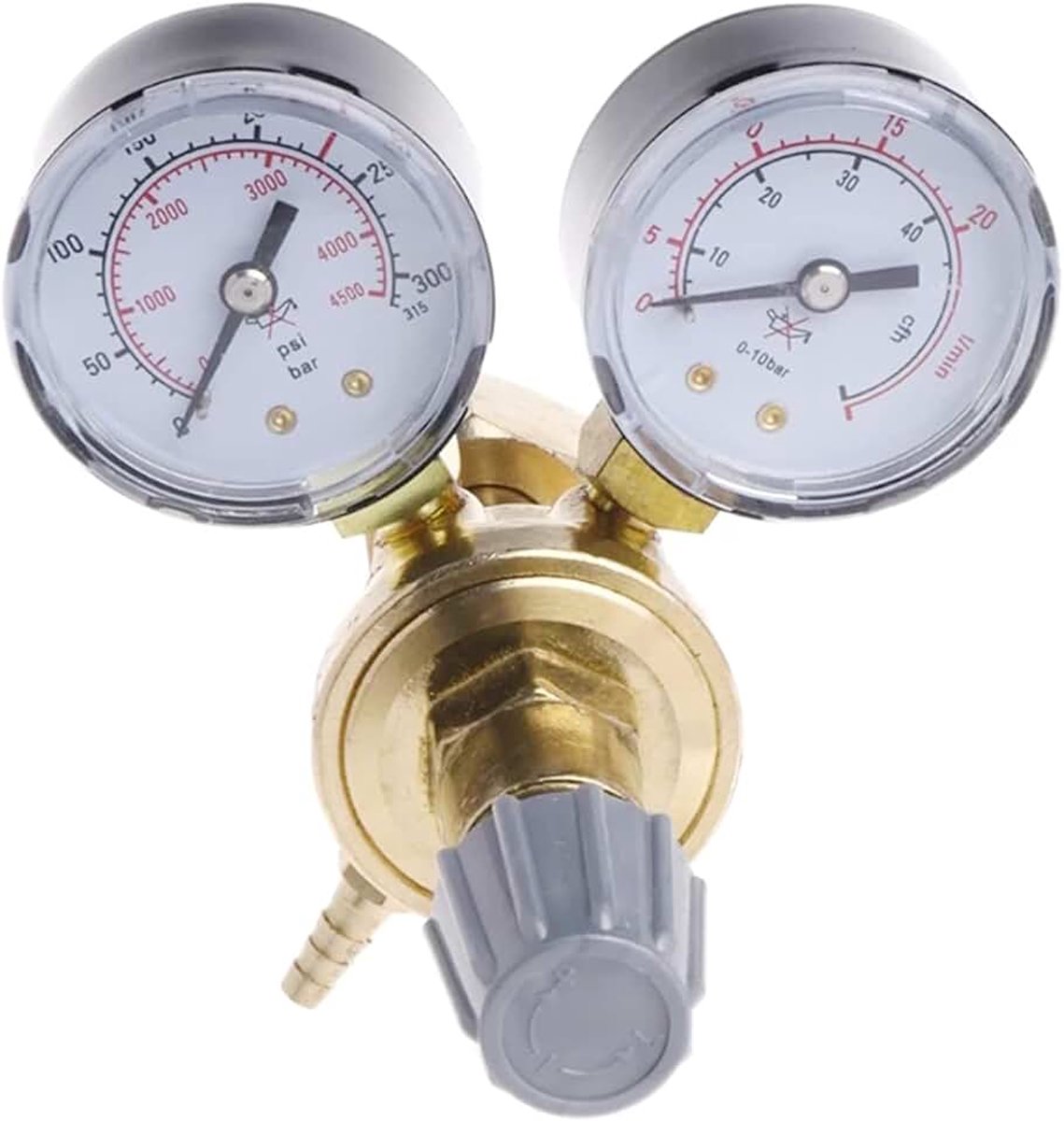Drukregelaar met manometer, gasarmatuur, beschermgas, drukregelaar, MIG, WIG, MAG, lasapparaat voor gassen Argon CO2-int-gas