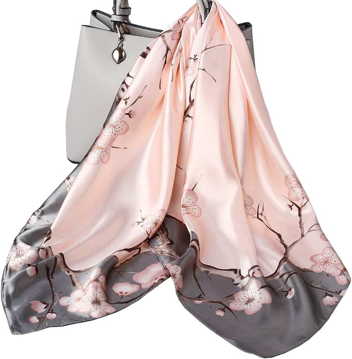 Hoofddoeken sjaal elegant warm stoel,zijdeachtig gevoel,halsdoeken sjaals voor dames chiffon sjaal