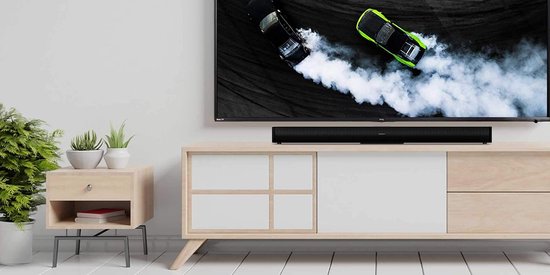 Soundbar - TV Speaker - Film Geluid - Dolby Audio - 80 cm - Zwart — afbeelding 3
