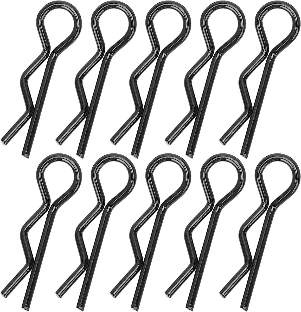 RC Car Clips, Hoogwaardige 7mm Metalen Clips, 10 Stuks Set, Upgrade Reserveonderdeel Voor 1/5, 1/6, 1/8, 1/10 Schaal RC Auto's