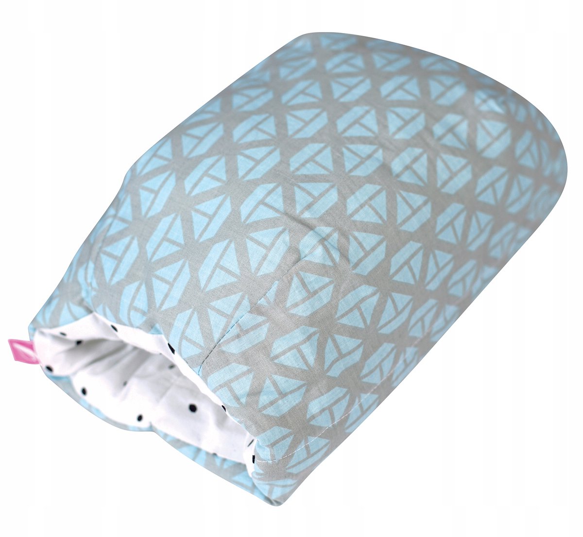 Moederschap Voedingskussen Mufka - Blauwe Scheepjes - Compact en comfortabel