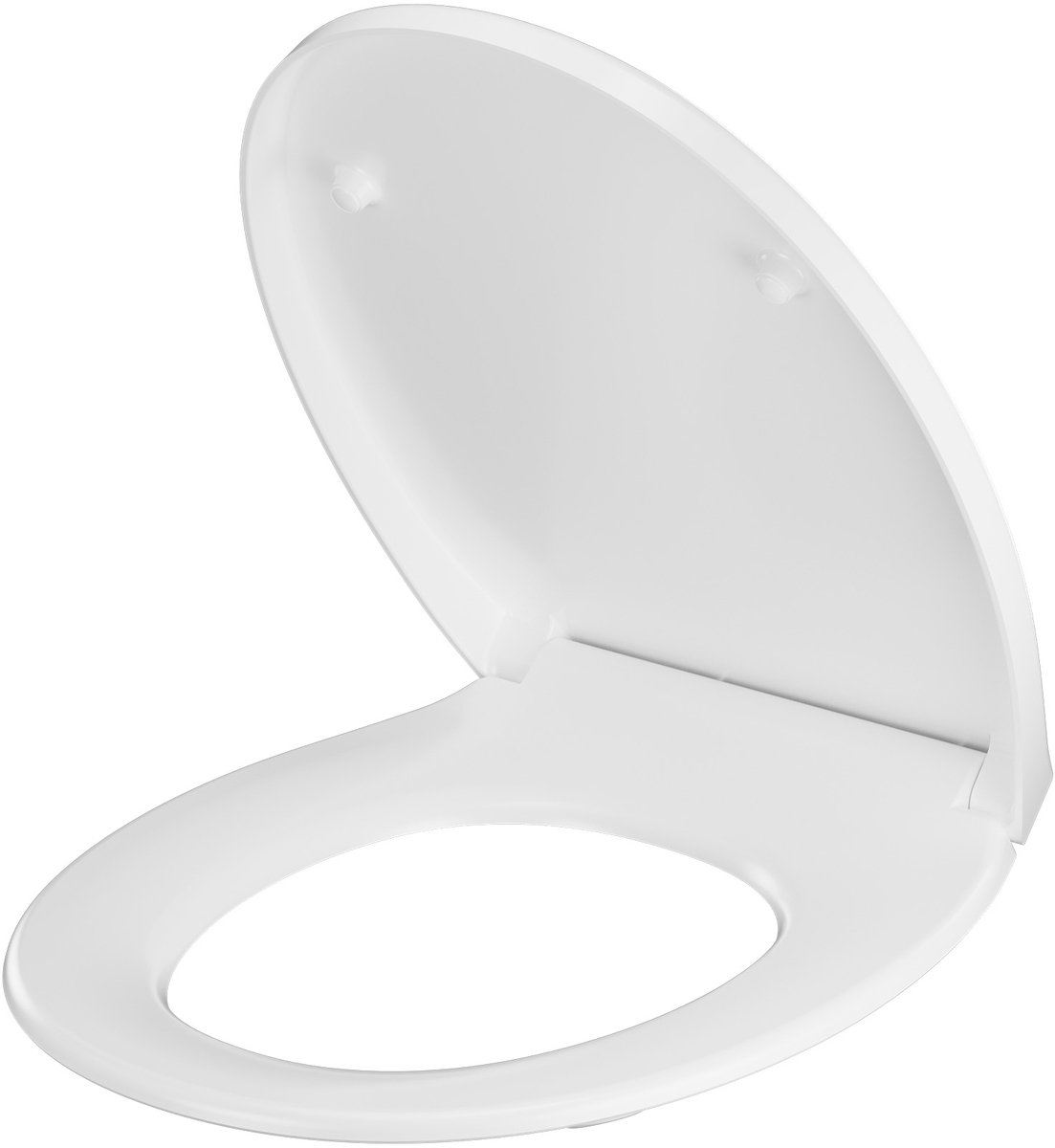 CECIPA MAX Toiletbril O-vorm met Softclose - Duroplast WC Bril met Softclose Sluiting - Wit