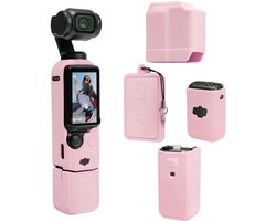 Casalora Beschermhoes voor DJI Osmo Pocket 3 -Silicone - Cover - Action Cam Accessoires - Roze