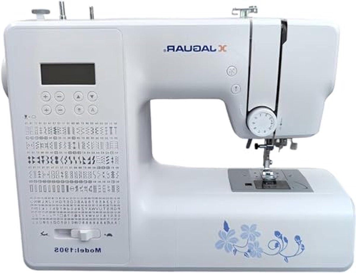 Elektronische Naaimachine - Computergestuurde Machine - Creatief Naaiwerk - 200 Steken 8 Knoopsgaten - 5 kg - Wit
