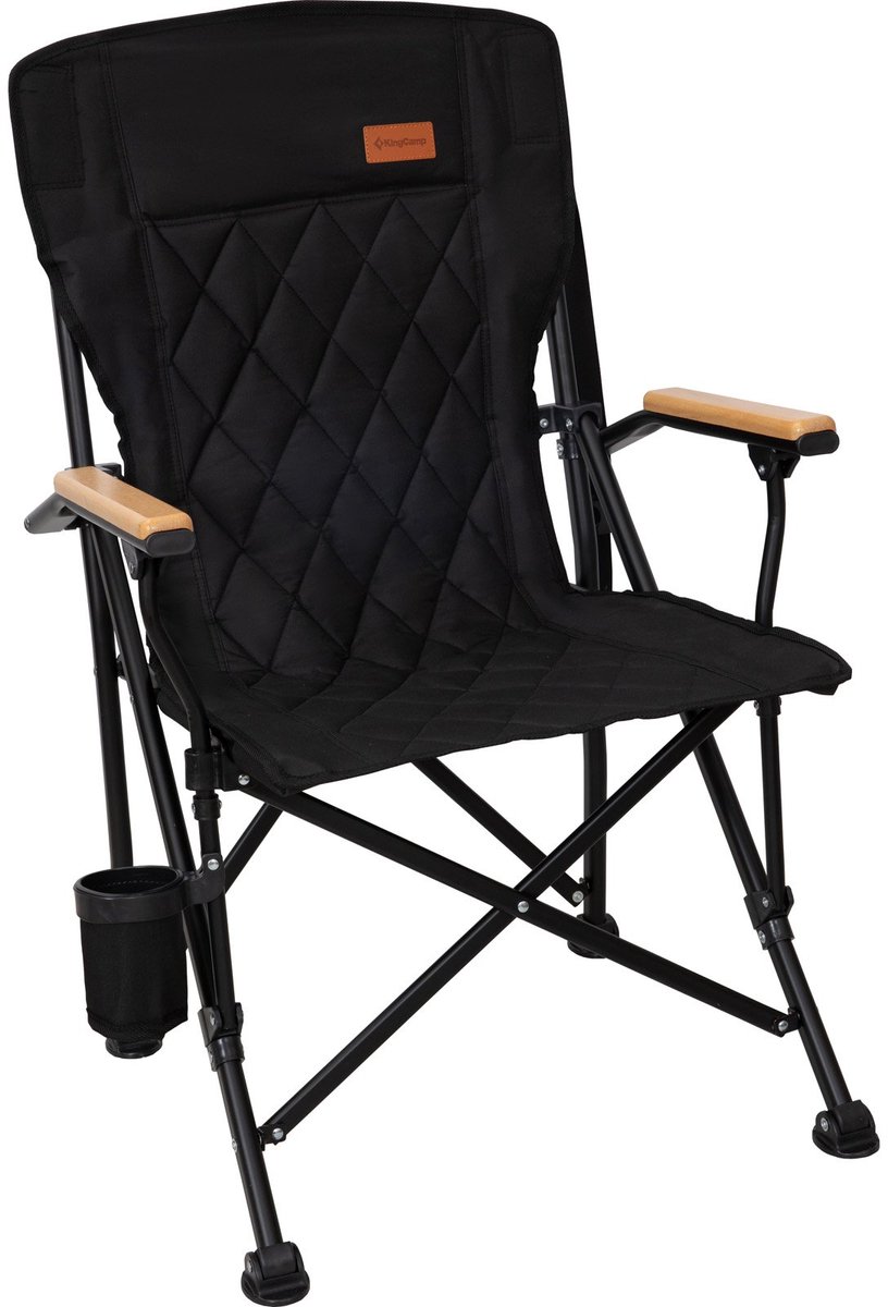 Campingstoel Creekwood Outdoor-campingstoel - Houten stoel met armleuningen, 136 kg