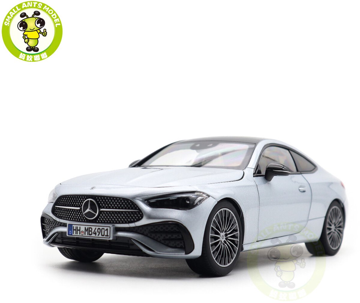 Mercedes Benz CLE Coupe 2024 Hightech Grijs Modelauto 1/18 Norev