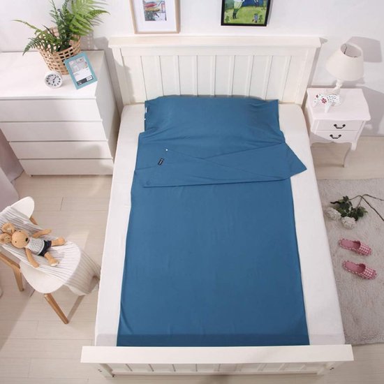 Lichtgewicht Slaapzak Liner - Reis Laken - Kamperen en Reizen - Ademend Polyester - 210 x 115 cm - Kleur 4 — afbeelding 2