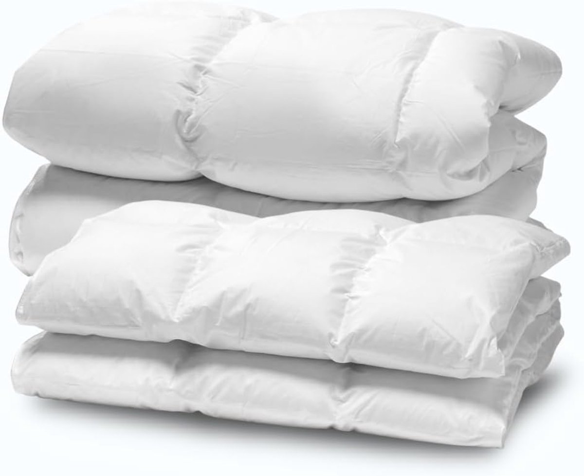 Dekbed 140 x 220 cm - Donzen dekbed - Warmteklasse 5-4 seizoenen - Ideaal voor het hele jaar - SnelShoppen