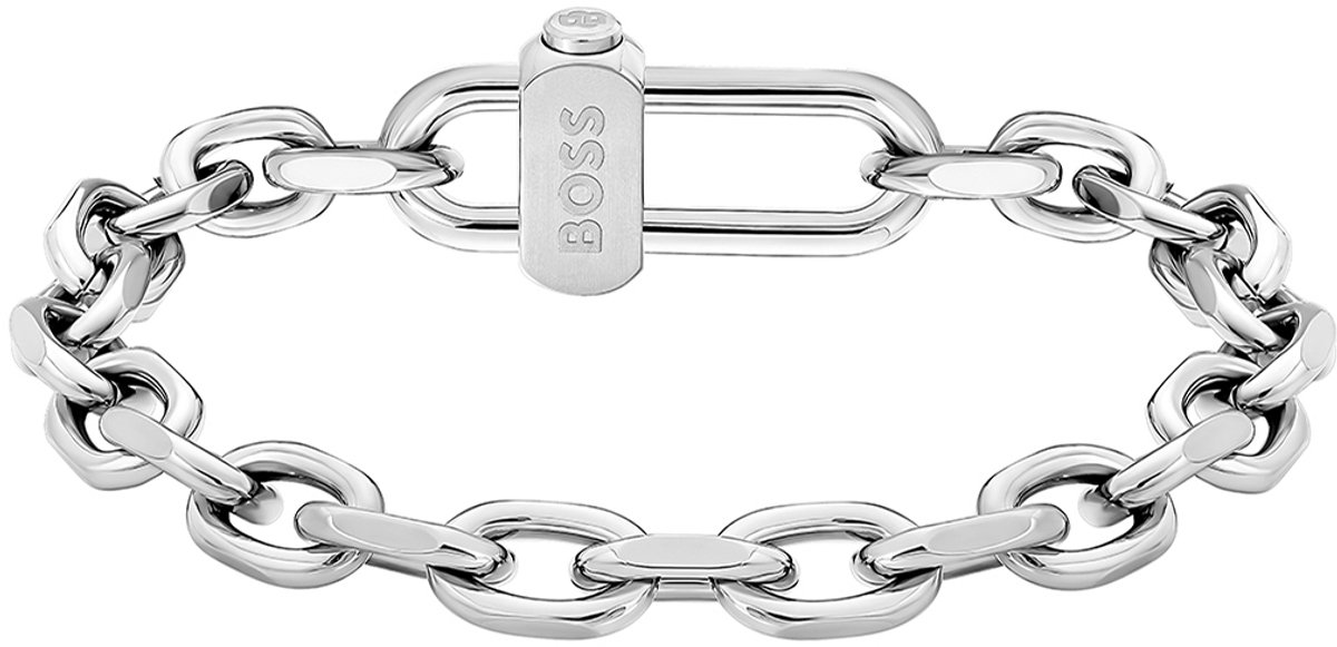 BOSS HBJ1580860 Ventoux Heren Armband Zilverkleurig
