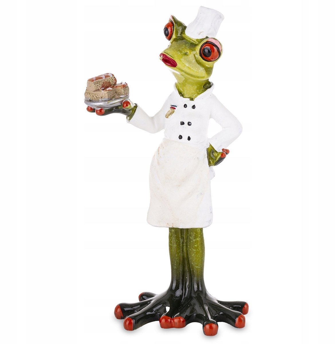 Grappige Kikker Dame Banketbakker Figuur 17 cm