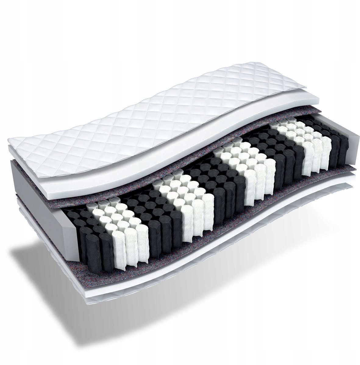 Pocketveringmatras 180x200cm - 16cm dik - Dubbelzijdig H3