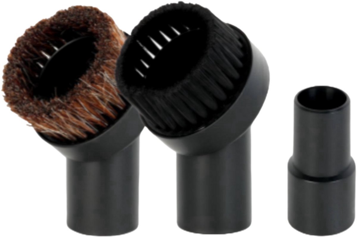 3 stuks Stofzuiger Borstel - 32mm+35mm Stofzuiger Plumeau Universeel + adapter van 32 mm naar 35 mm - Geschikt voor AEG Philips Electrolux Rowenta Miele Stofzuiger - stofzuigermondstuk universeel - Stofzuiger Onderdelen