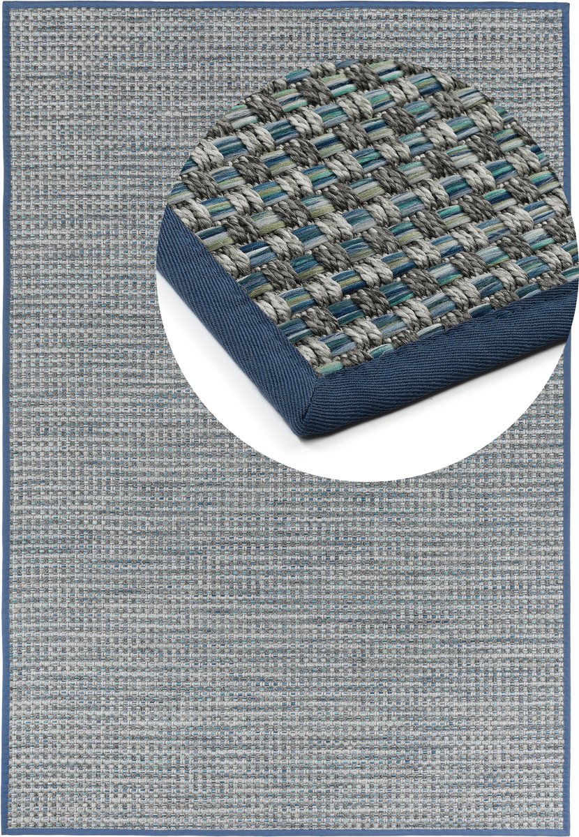 Vloerkleed Naturino Joy S1 Antigua blauw 200x290cm
