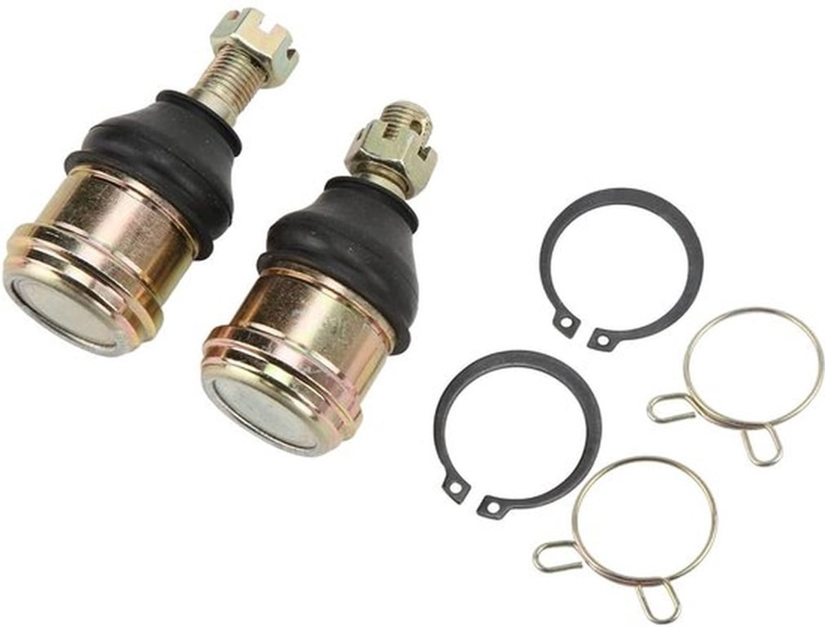 Stuurarmen Trillingsbestendig - Spoorstangeindset - M12 Draadmaat - Voor 50cc-250cc ATV/UTV - Heavy Duty Staal - Inclusief Afstandhouders en IJzerdraadringen - Spoorstangeinden