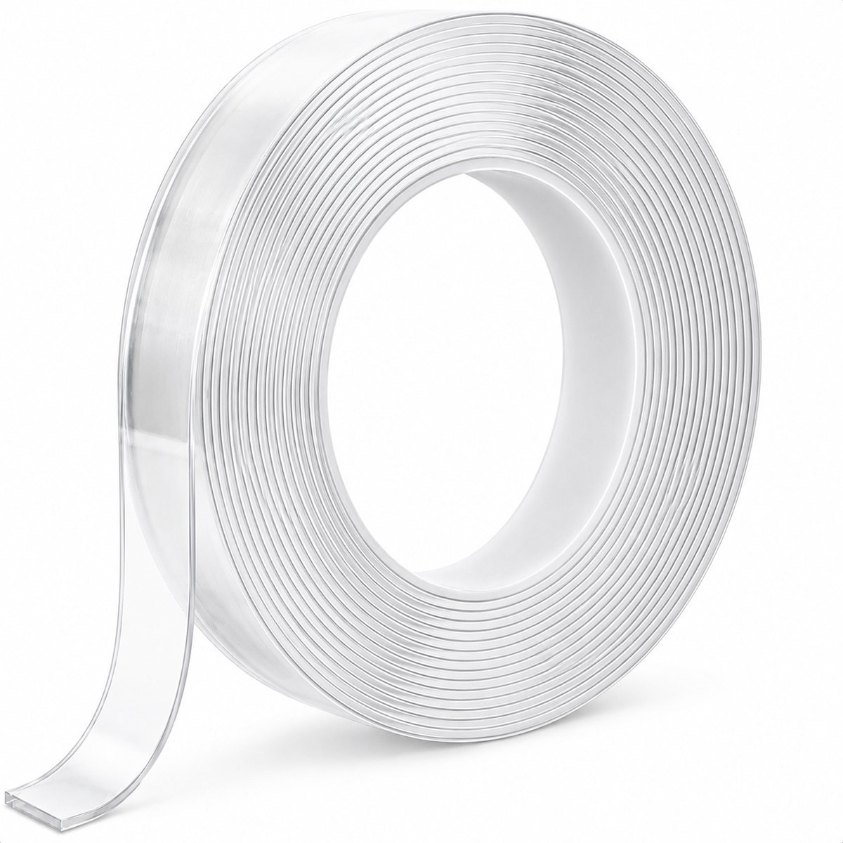 Luft Dubbelzijdig tape extra sterk - 6 meter - 1 cm breed - Waterbestendig en Herbruikbaar - Montage - Nano - Plakband - Klussen - Transparante
