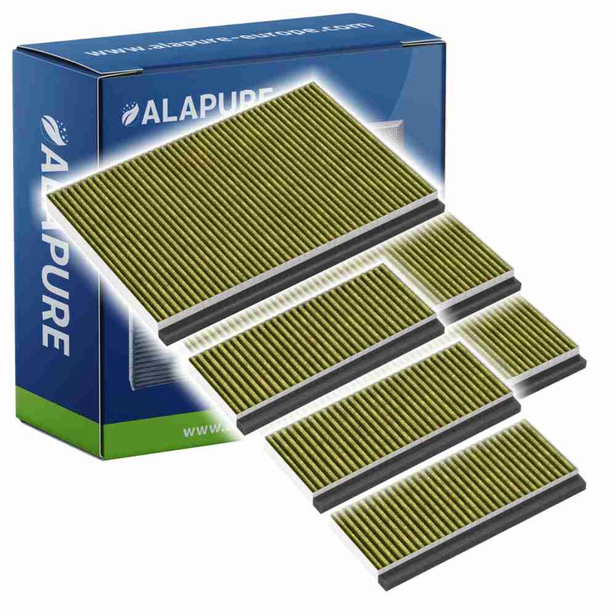 3x CleanAir Plus Koolstoffilter voor Constructa 11042136 / 17005388 / CZ51AFA0X0 (set)