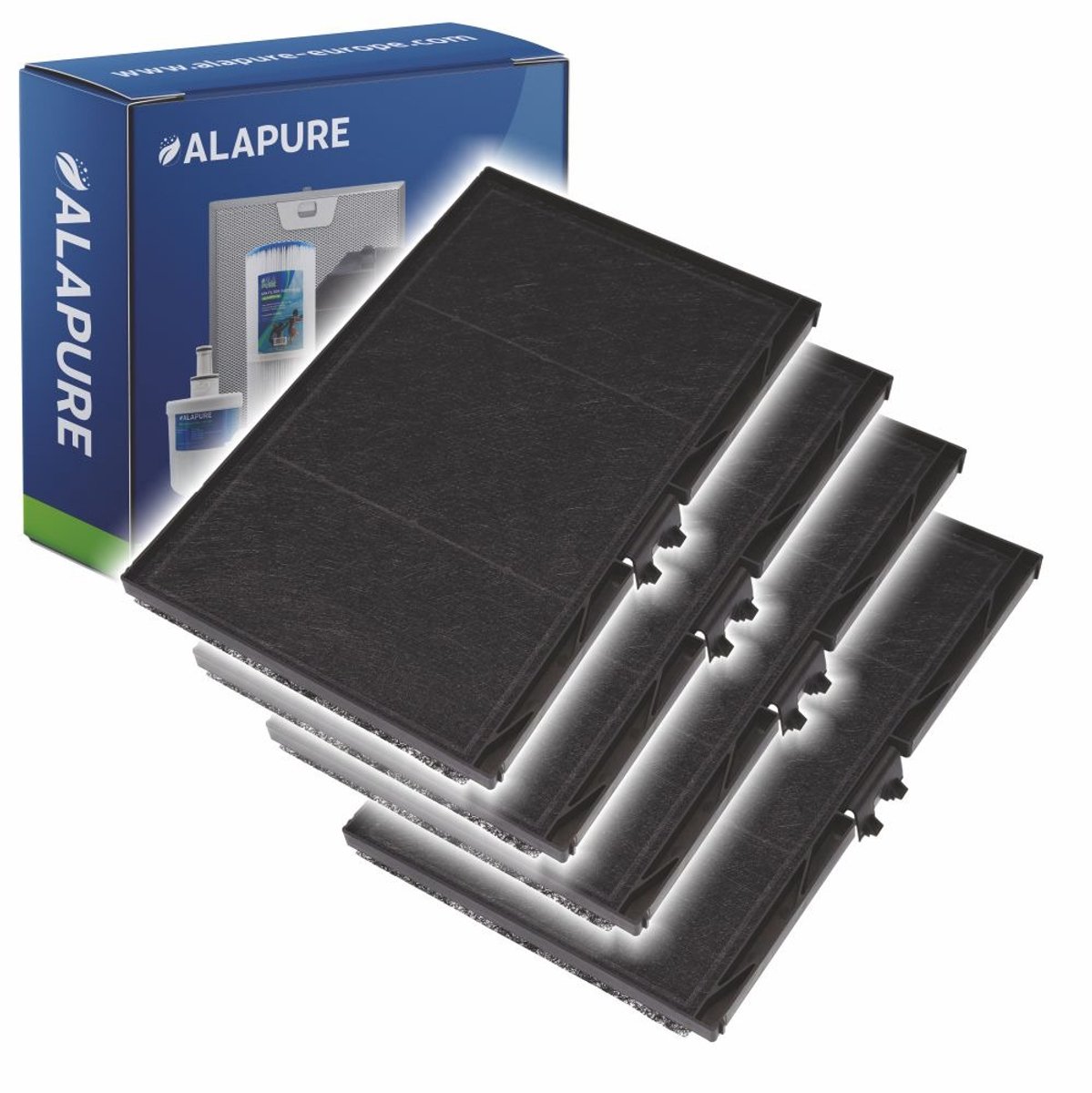4x Koolstoffilter voor Constructa 11008080 / 11025805