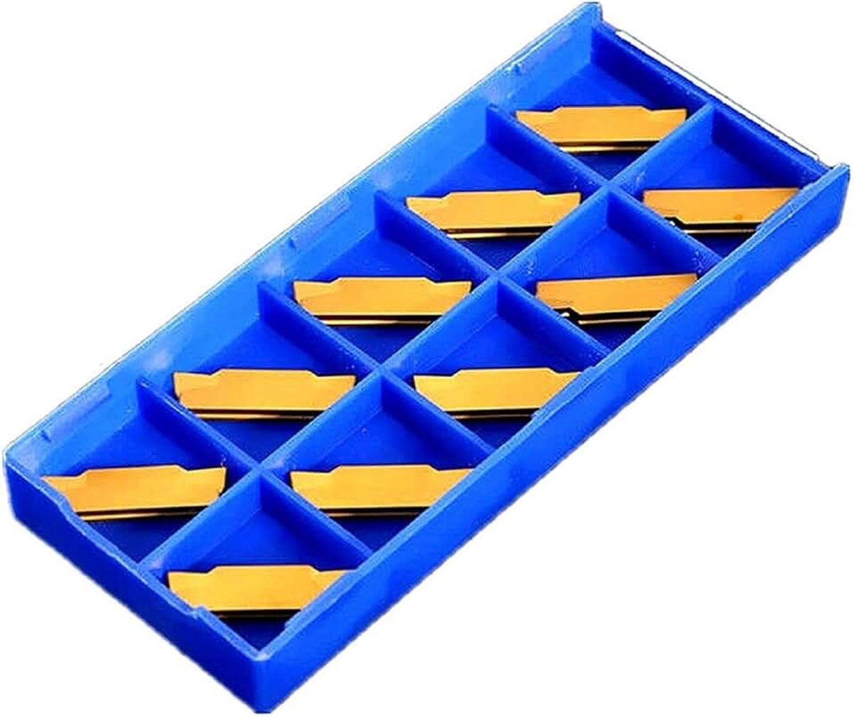 10 STKS MGMN300-M Carbide Inserts, PC9030 3mm Groeven Snijden Indexeerbare Carbide Frezen Insert Draaibank Draaien Gereedschap voor MGEHR