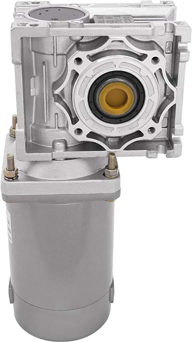 Transmissiemotor, 200 W, DC 24 V, 1800 tpm, 50 K, met hoog koppel en instelbare snelheid en zelfvergrendelingsfunctie, krachtige elektromotor