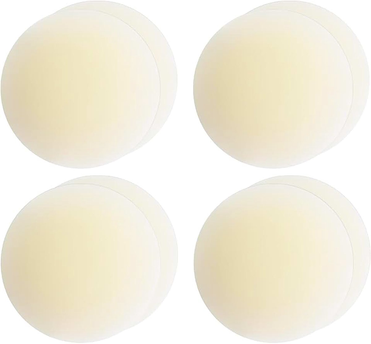 4 paar siliconen tepelpads, onzichtbare tepelbescherming, water- en zweetbestendig, herbruikbare tepelpads