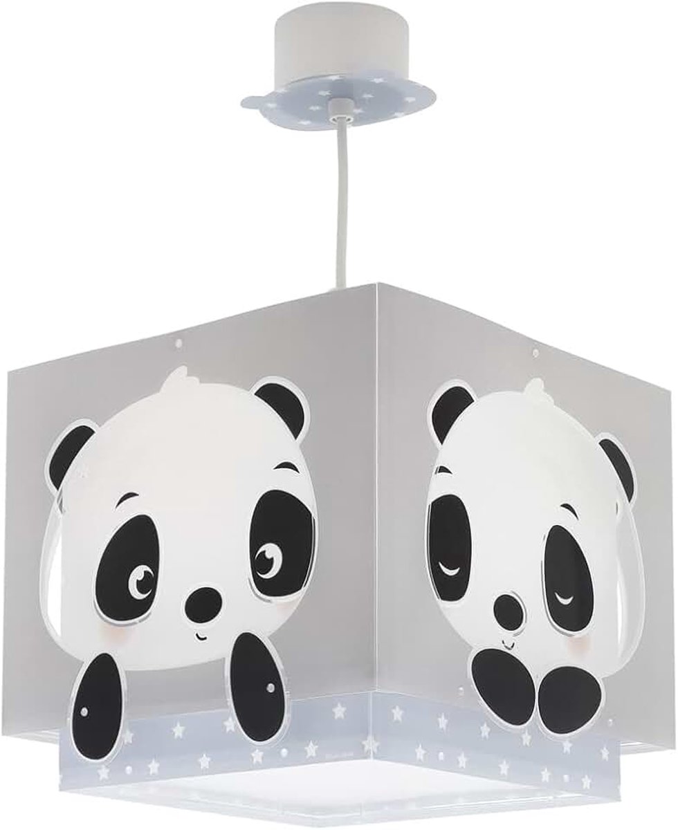 Kinder hanglamp plafondlamp kinderkamer kinderlamp Panda Beer blauw