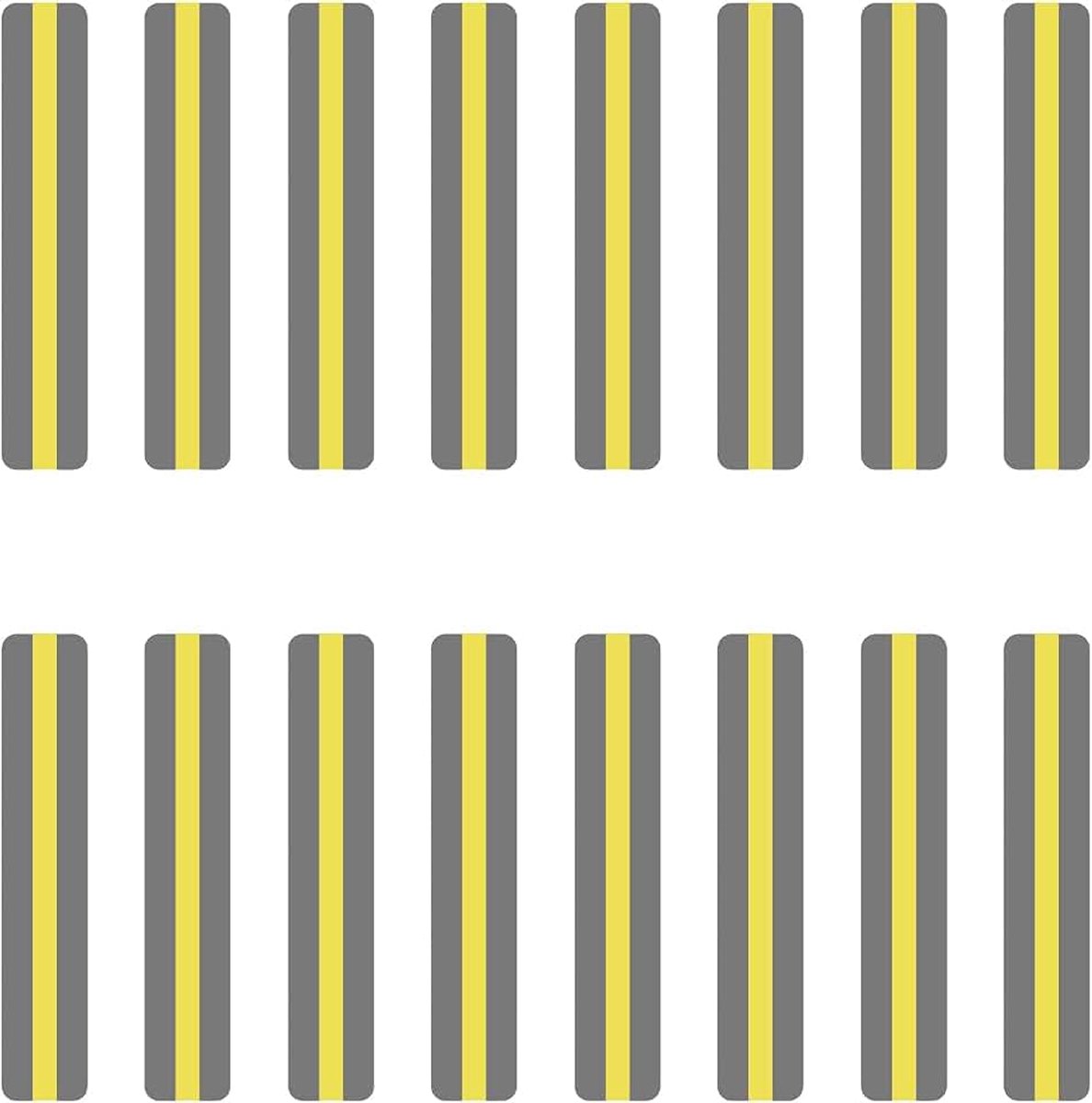 Begeleide leesstrips Highlight Strips 16 stuks gekleurde overlay hoogtepunten bladwijzer helpt bij dyslexie voor kristalkinderen en lerarenonderwijs DDBQ-01 (geel)