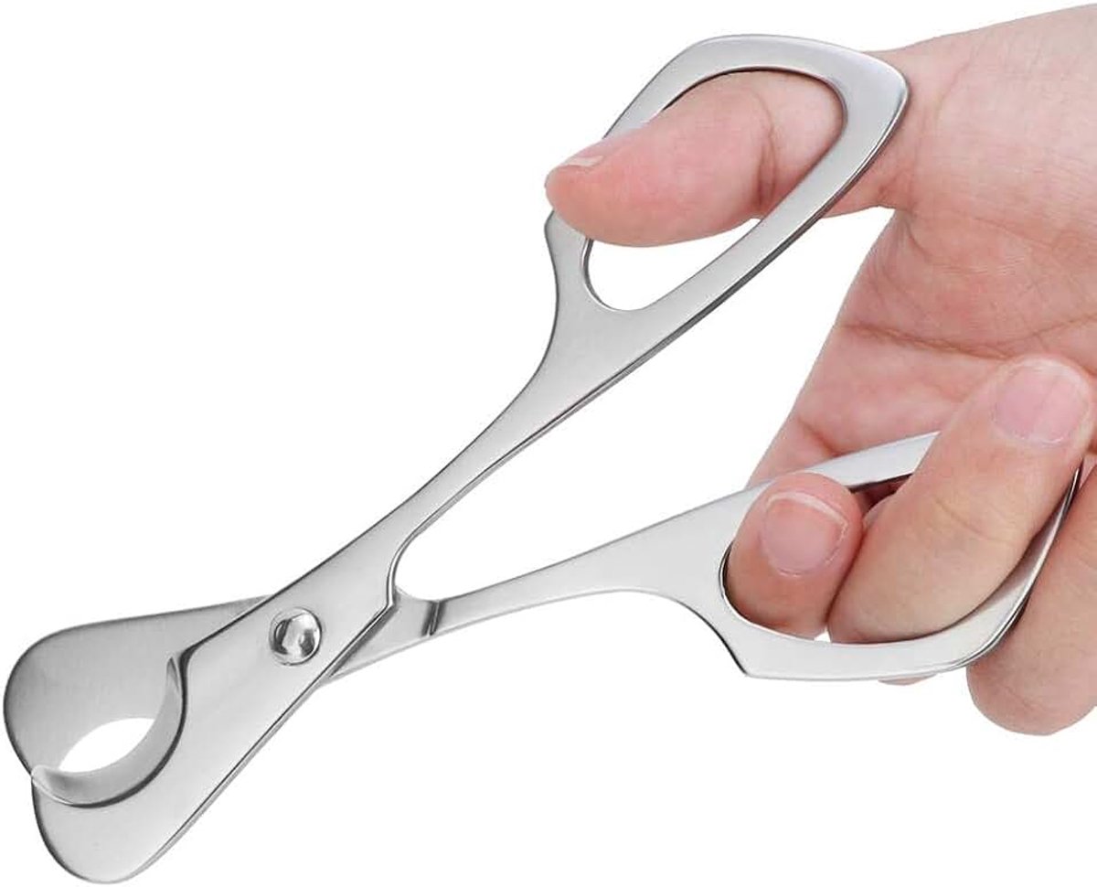 1 stk. Sigarensnijder, messen zakschaar met ring, professionele schaar voor het snijden van sigaar