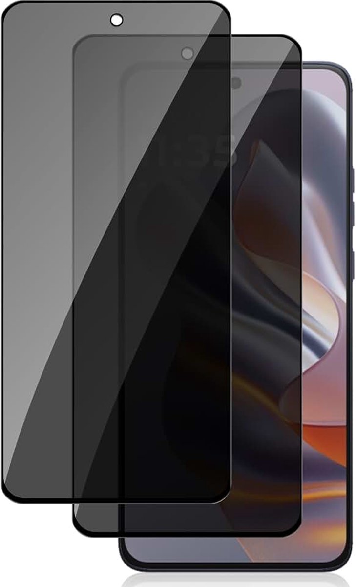 2 stuks privacybeschermfolie, compatibel met Motorola Edge 60 Neo 5G, 9H hardheid, pantserglas, anti-kras displaybeschermfolie, anti-spy folie voor Motorola Edge 60 Neo 5G