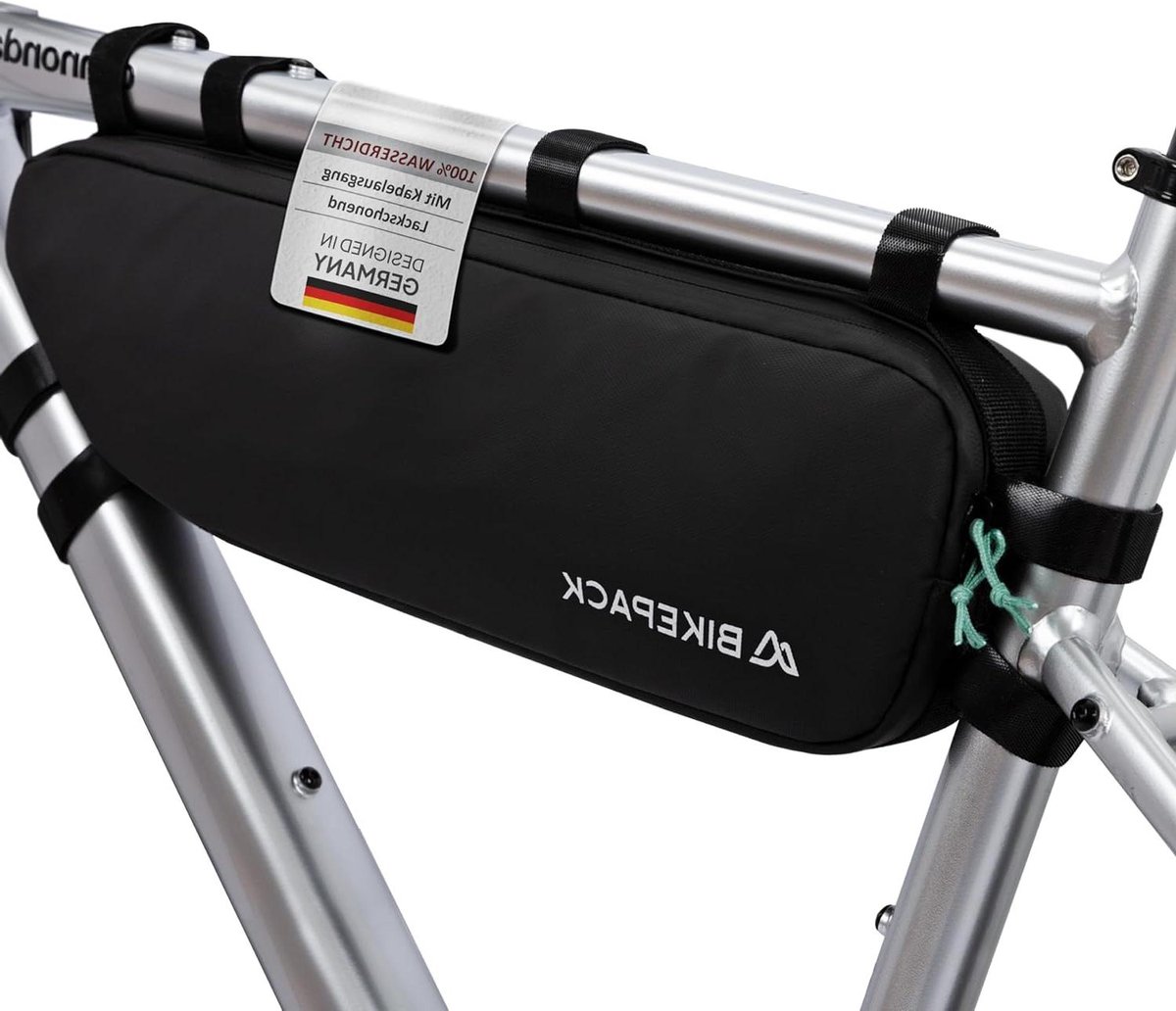Fietstas Frame - Bovenbuistas Fiets - Bikepacking Trip - Ideaal voor Racefiets - 44.5 cm Lengte - Zwart