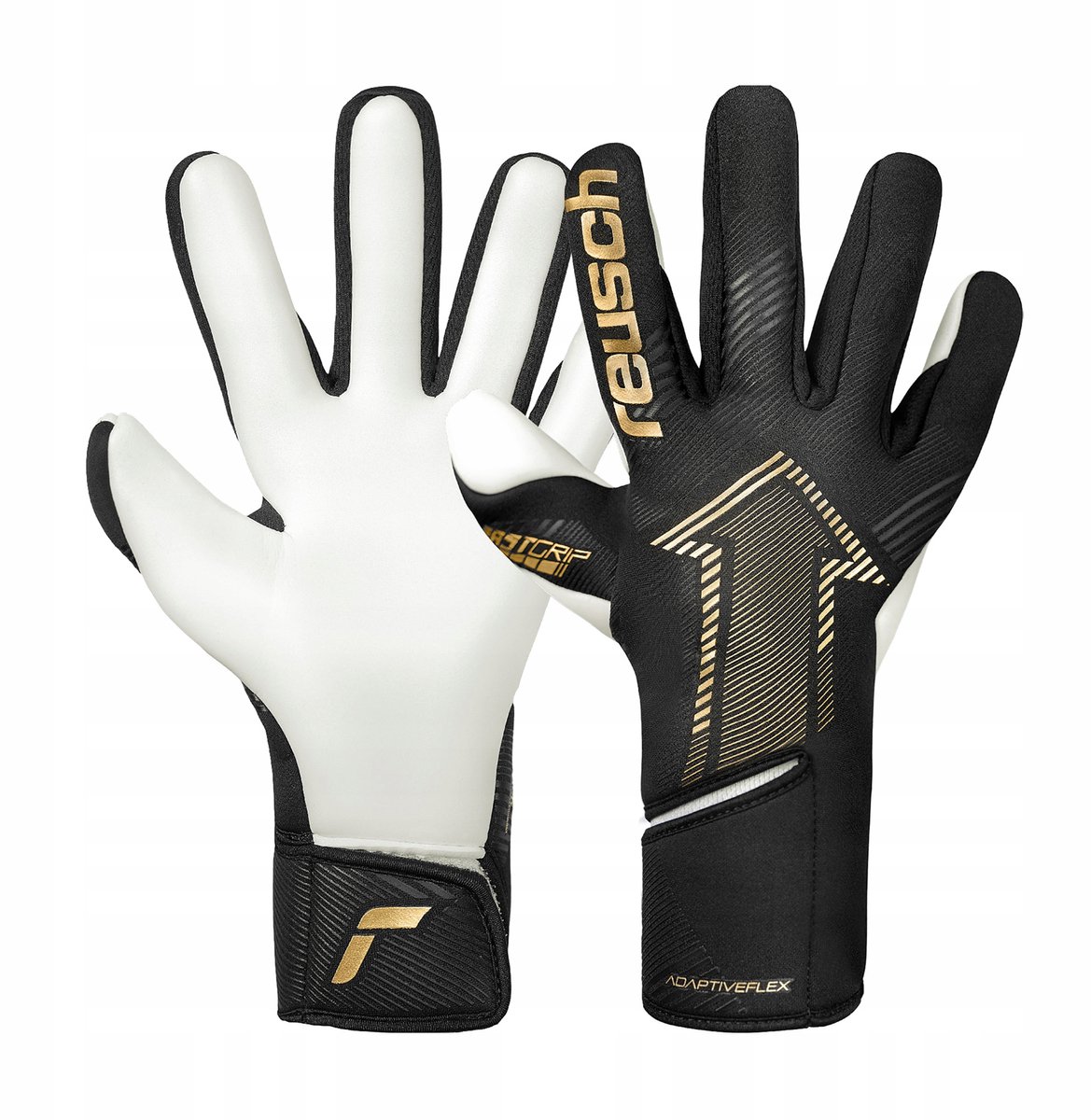 Reusch Fastgrip Gold Keepershandschoenen Zwart/Goud Maat 12