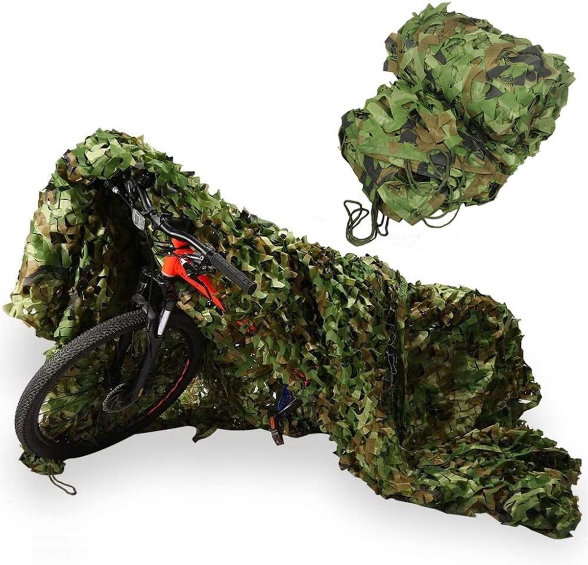 Camouflage Schaduwdoek - Camouflagenet - Schaduw - Regenbestendig - Snijbaar - Wasbaar - 1.5x5 m