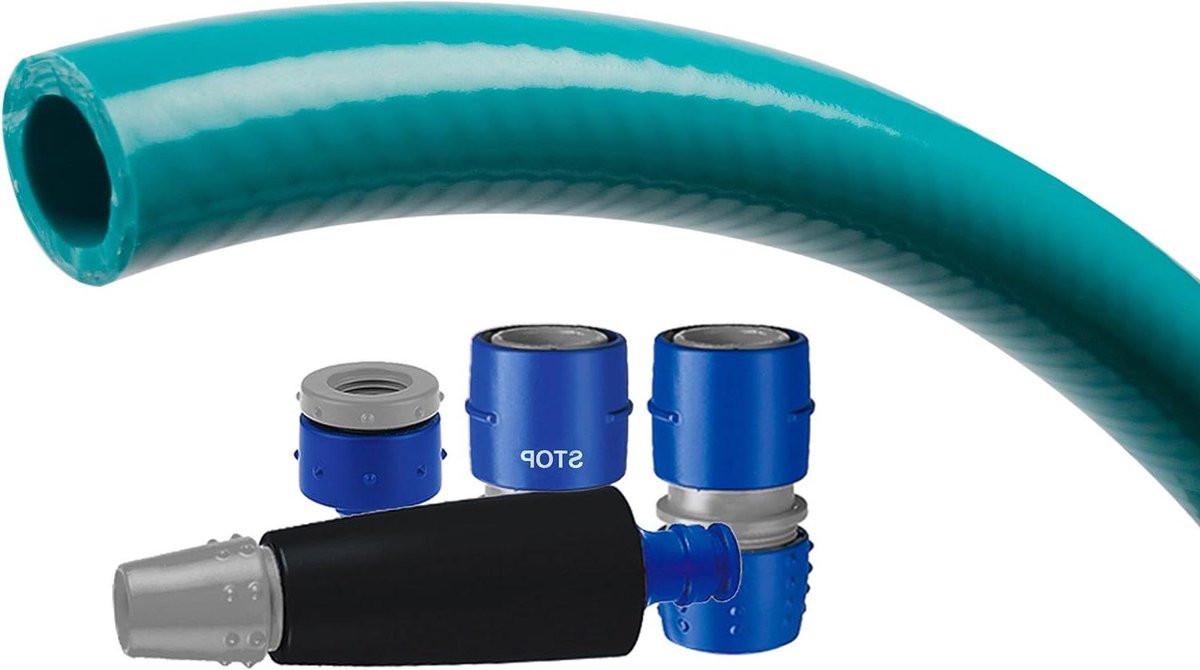 Flexibele Tuinslang - Water Slang - Planten Water Geven - Hoge Druk Bestendig - 20 Meter - Groen