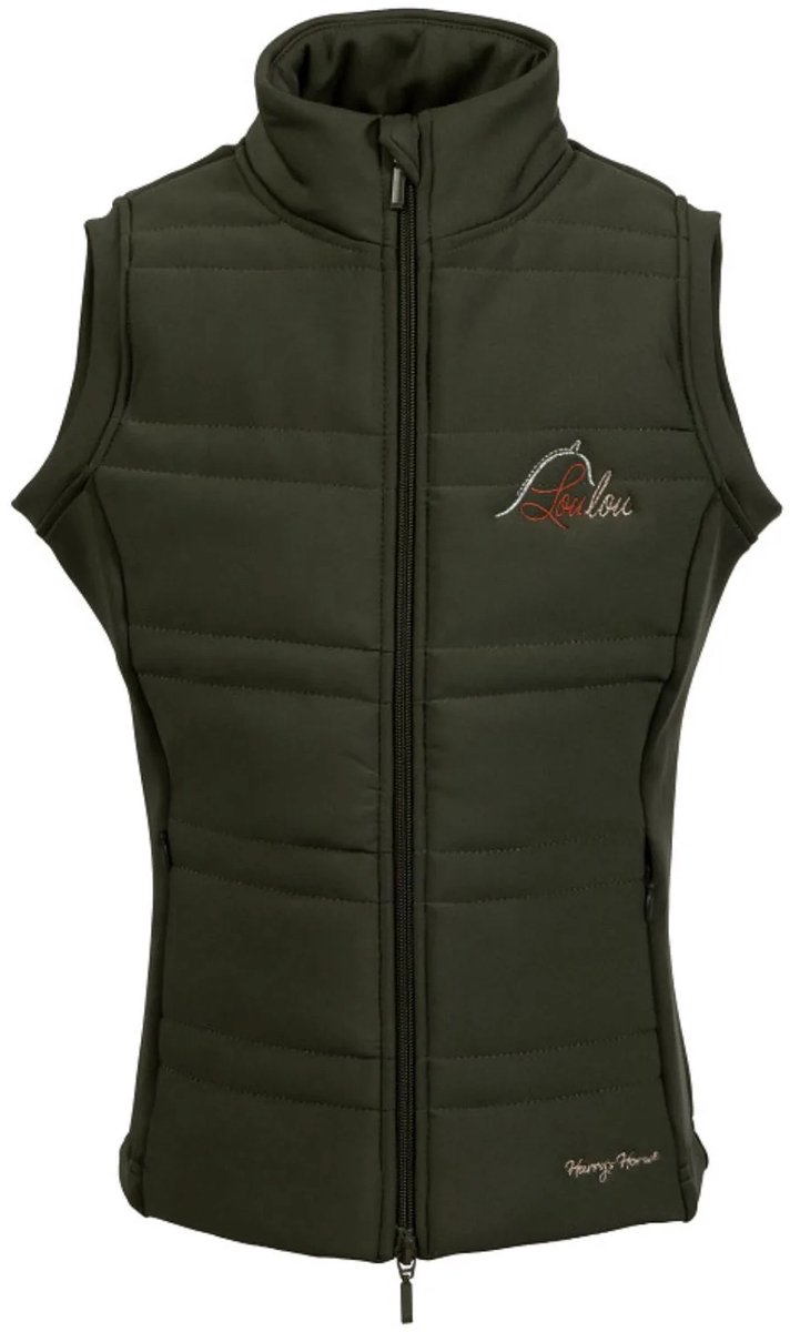 Harrys Horse Loulou Bodywarmer - Maat: 152 - Groen - Polyamide