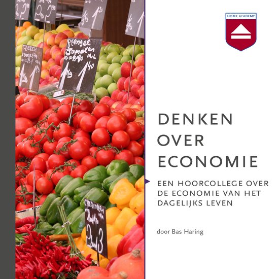 Verse tomaten, paprika's en pepers op een marktkraam. Met prijzen.