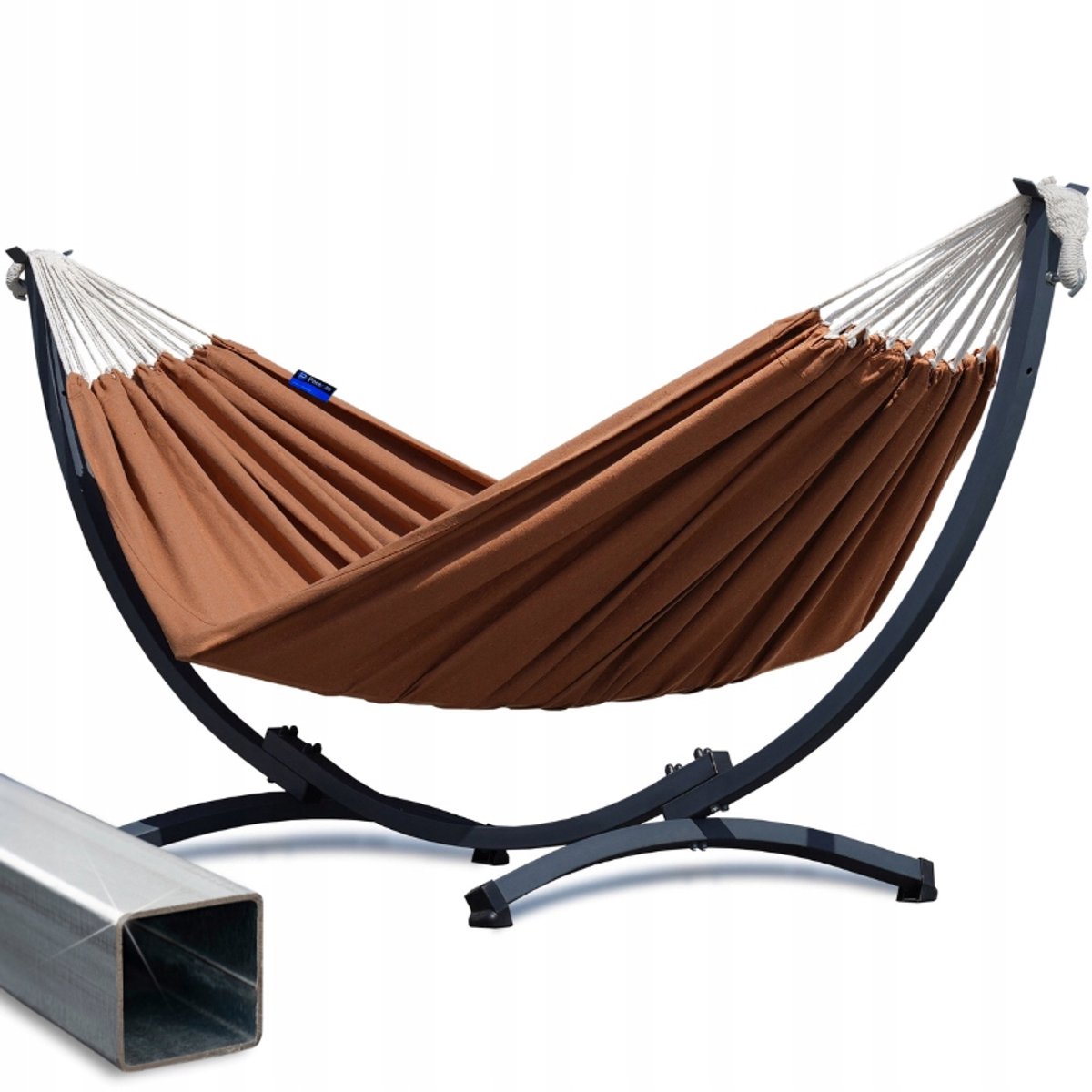 Potenza Stalen Hangmat Standaard COMPACT + Roma Hangmat - Duurzaam & Comfortabel