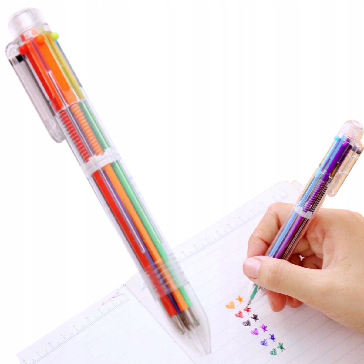 Automatische Kleuren Pen 6-in-1 voor Kinderen - Schrijven en Kleuren
