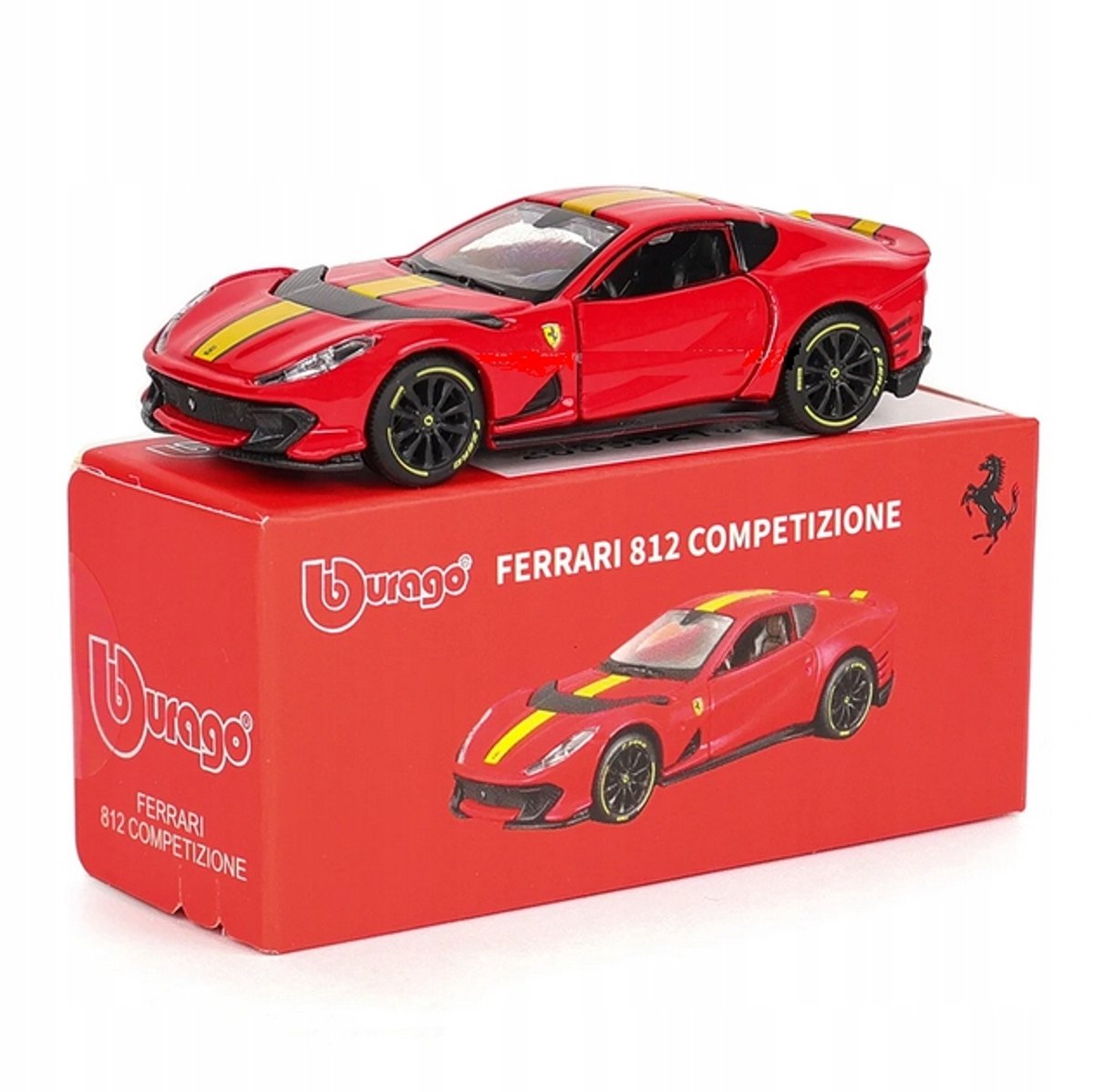 Bburago Ferrari 812 Competizione 1:64 Metaal Officieel Ferrari-product