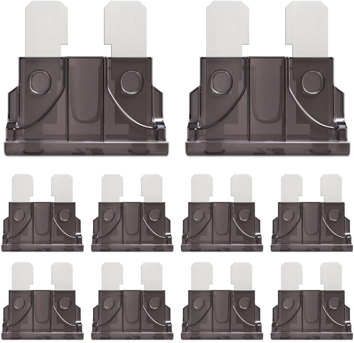 Platte zekeringen, 7,5 A, standaard platte zekeringen, 7,5 ampère voor caravans, vrachtwagens, motorfietsen, boot