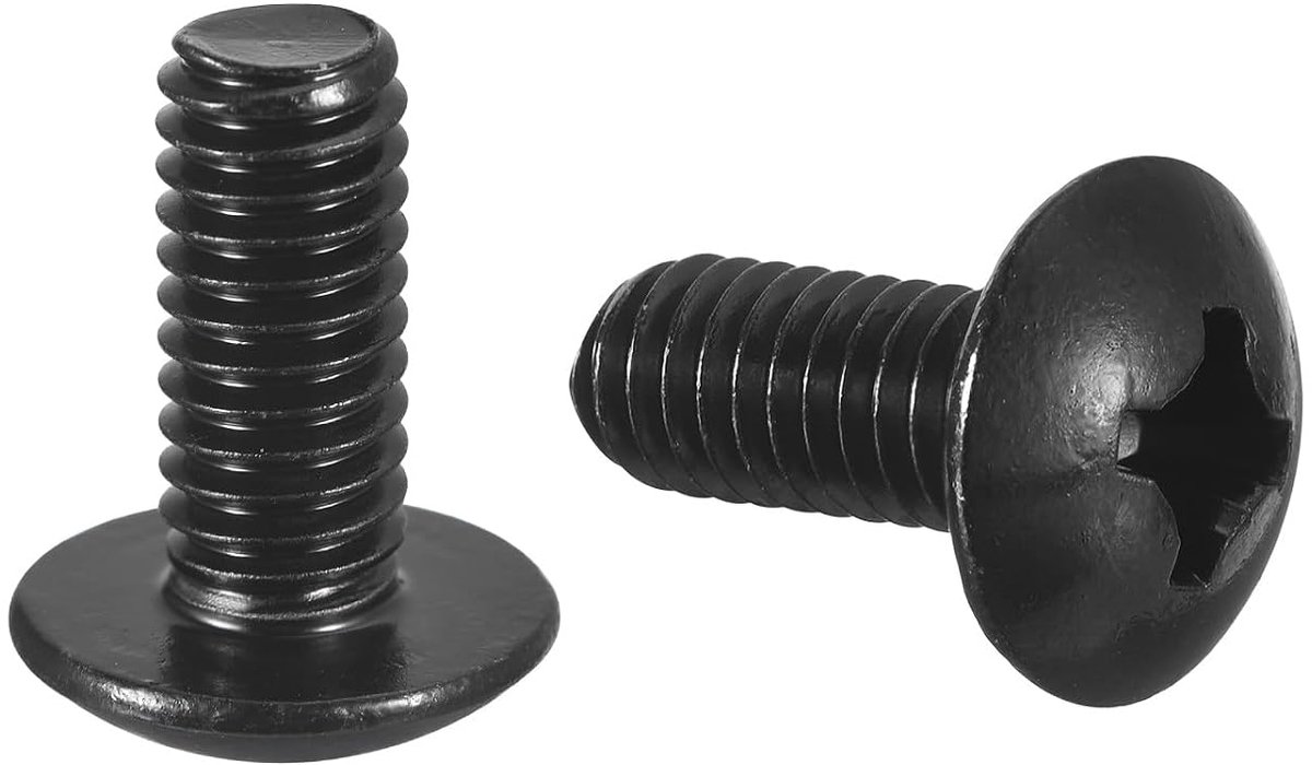 Kruiskopschroeven 5/16-18 x 3/4" volledige schroefdraad Impuls Phillips roestvrij staal 304 18-8 zwart geoxideerde afwerking hoeveelheid 20