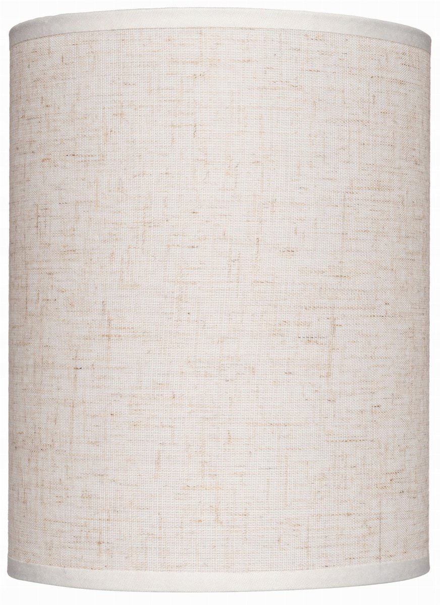 Beige Cilinder Lampenkap Linnen E27 18cm