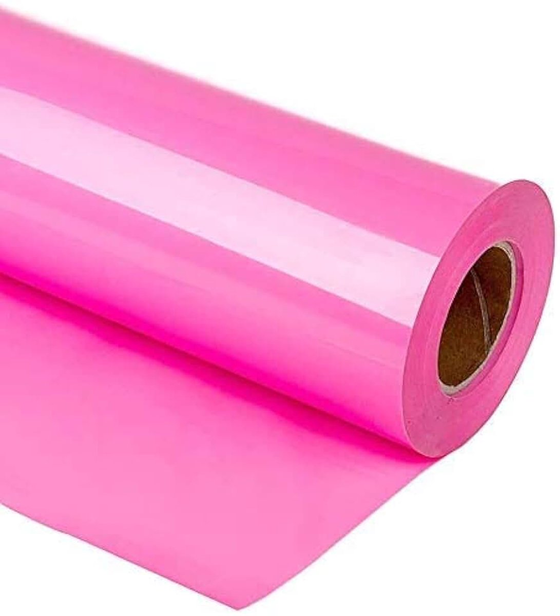 Warmteoverdracht Vinyl bundel 30cmx 300cm Voet Rollen, HTV voor Silhouet Cameo Gemakkelijk te knippen & Onkruid, DIY Warmtepers Ontwerp voor T-shirt, kleding, hoeden en ander textiel (roze)