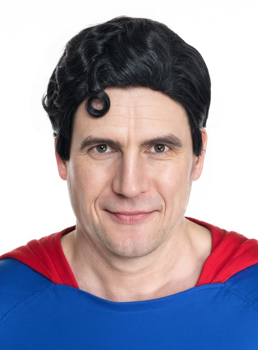 Superman pruik