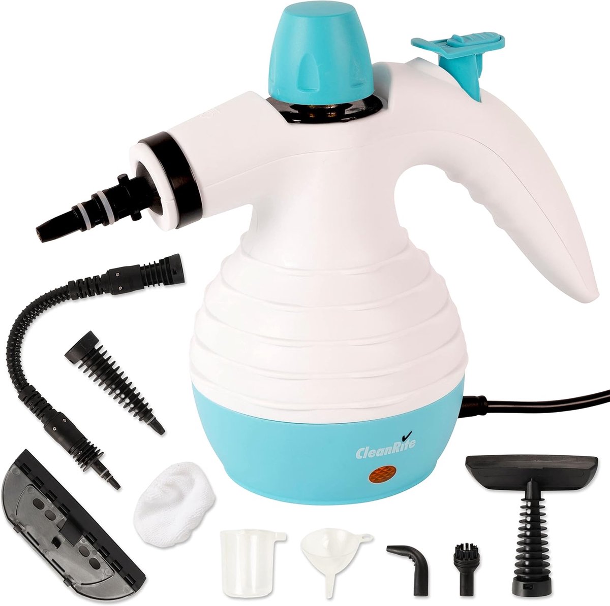 Handstoomreiniger 10-delig - 350ml watertank - Draagbaar en multifunctioneel - Chemisch vrij reinigen - SnelShoppen