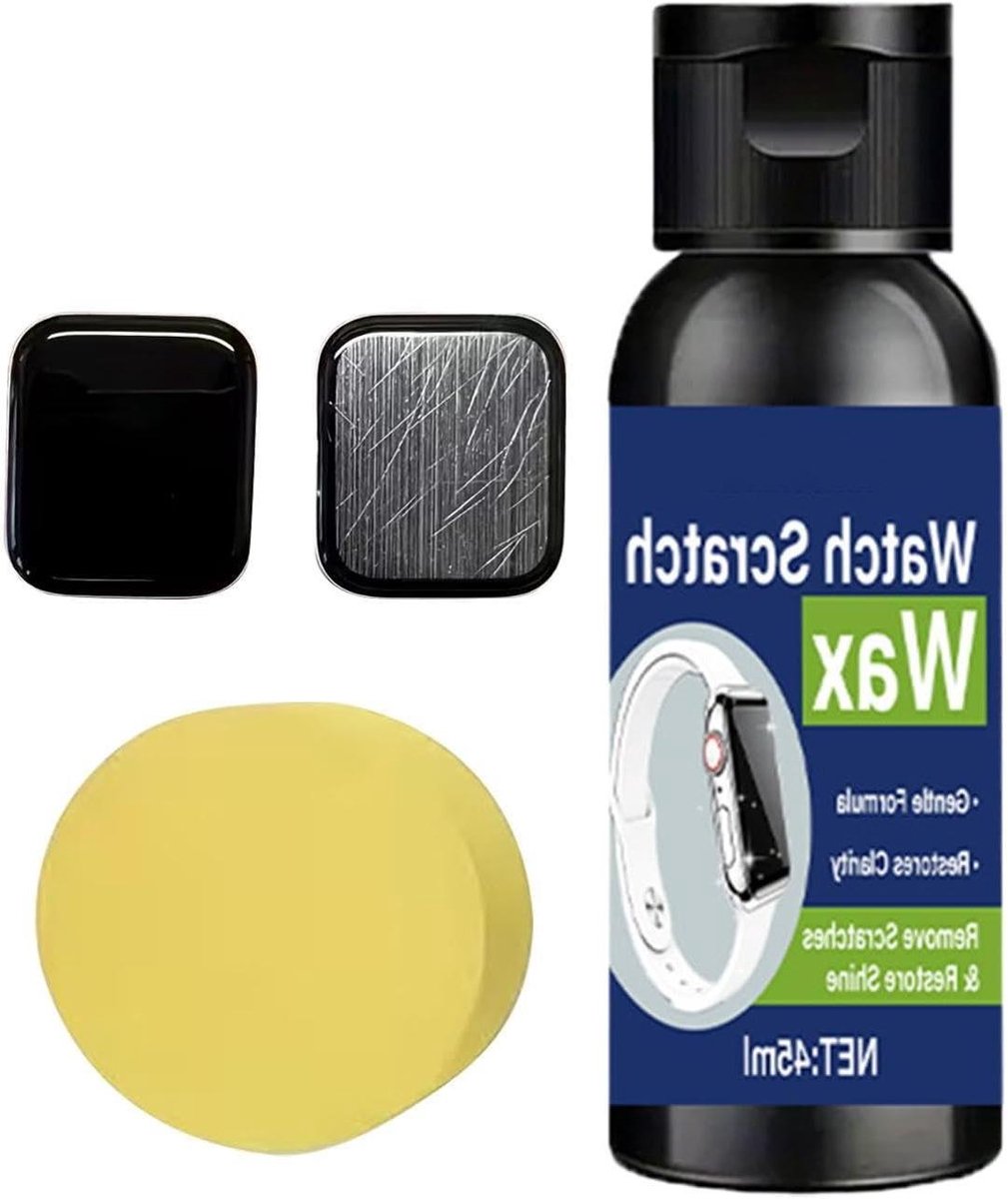 Horloge Glas Krasverwijderaar - Polijstpasta Spons - Scherm Herstellen - Multifunctionele Pasta - 45 ml - Wit