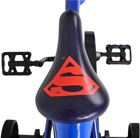 Superman Kinderfiets - Jongens - 14 inch - Blauw van Merkloos — afbeelding 3