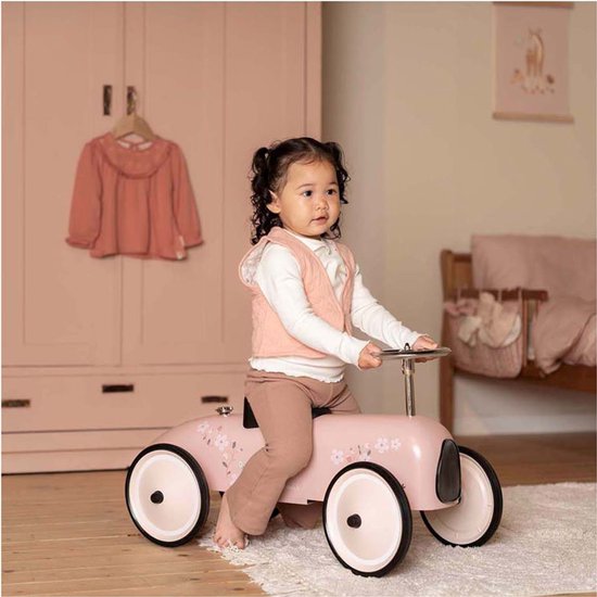 Little Dutch Retro Loopauto - Roze van Merkloos — afbeelding 5